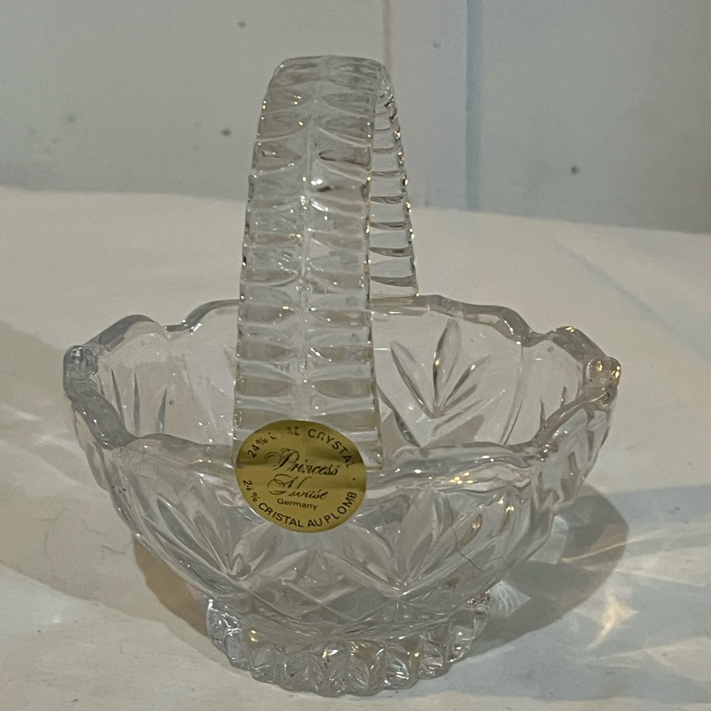 Crystal Basket made in Germany